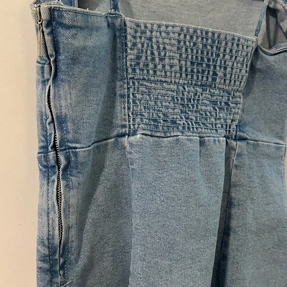 Zara Denim Blue Mini Dress - Picture 4 of 4